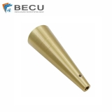 Cnc поворачивая корпус из латунного сплава света витрины СИД изготовленного на заказ 3W