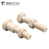 Прецизионная токарная обработка с ЧПУ Пластиковый крепеж PEEK
